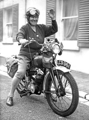 Grandma on a motorcycle | Classic Bike Hub